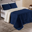 Coberdrom Queen Dupla Face e Manta Soft 220x240cm