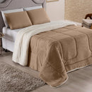 Coberdrom Queen Dupla Face e Manta Soft 220x240cm