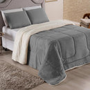 Coberdrom Queen Dupla Face e Manta Soft 220x240cm