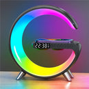 Luminária Caixa de Som G-Speaker Premium Com Carregamento por Indução Luz Led