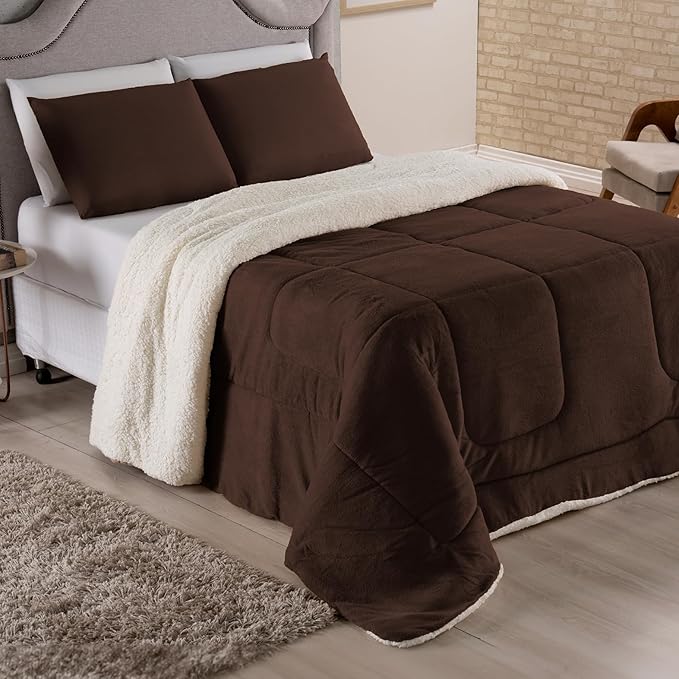 Coberdrom Queen Dupla Face e Manta Soft 220x240cm