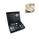 24pcs conjunto de talheres de aço inoxidável