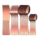 Conjunto de Talhes cor Rose com Suporte - 25 peças