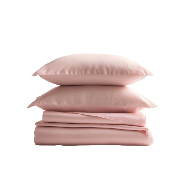 Jogo de Cama 100% Fibra de Bambu | cor ROSÉ