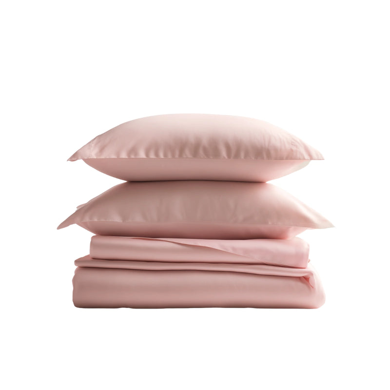 Jogo de Cama 100% Fibra de Bambu | cor ROSÉ