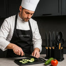 Kit Utensílios de Cozinha 19 Peças Preto Deluxe Gourmet